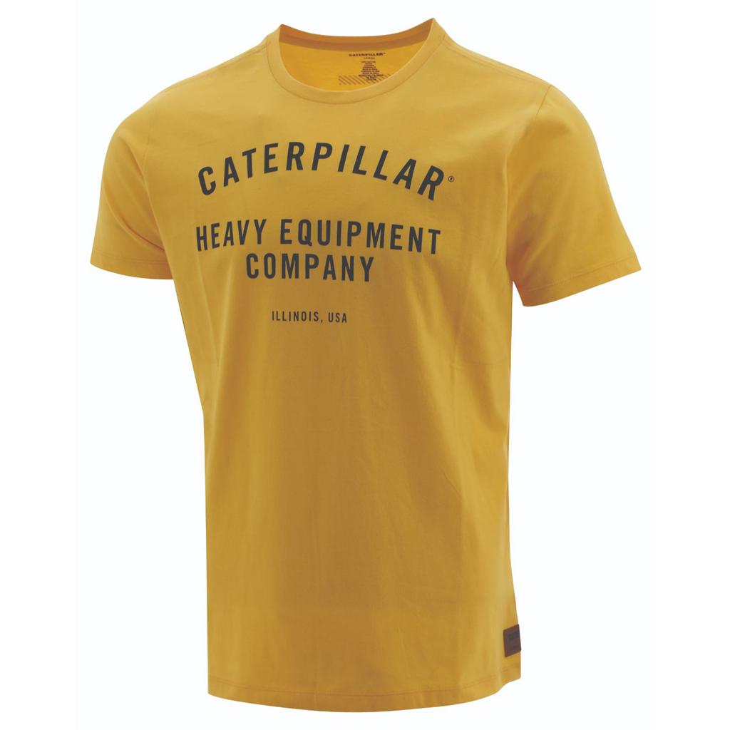 Caterpillar Arbets Hec T-Shirts Herr Gula Sverige | 90867PXYS