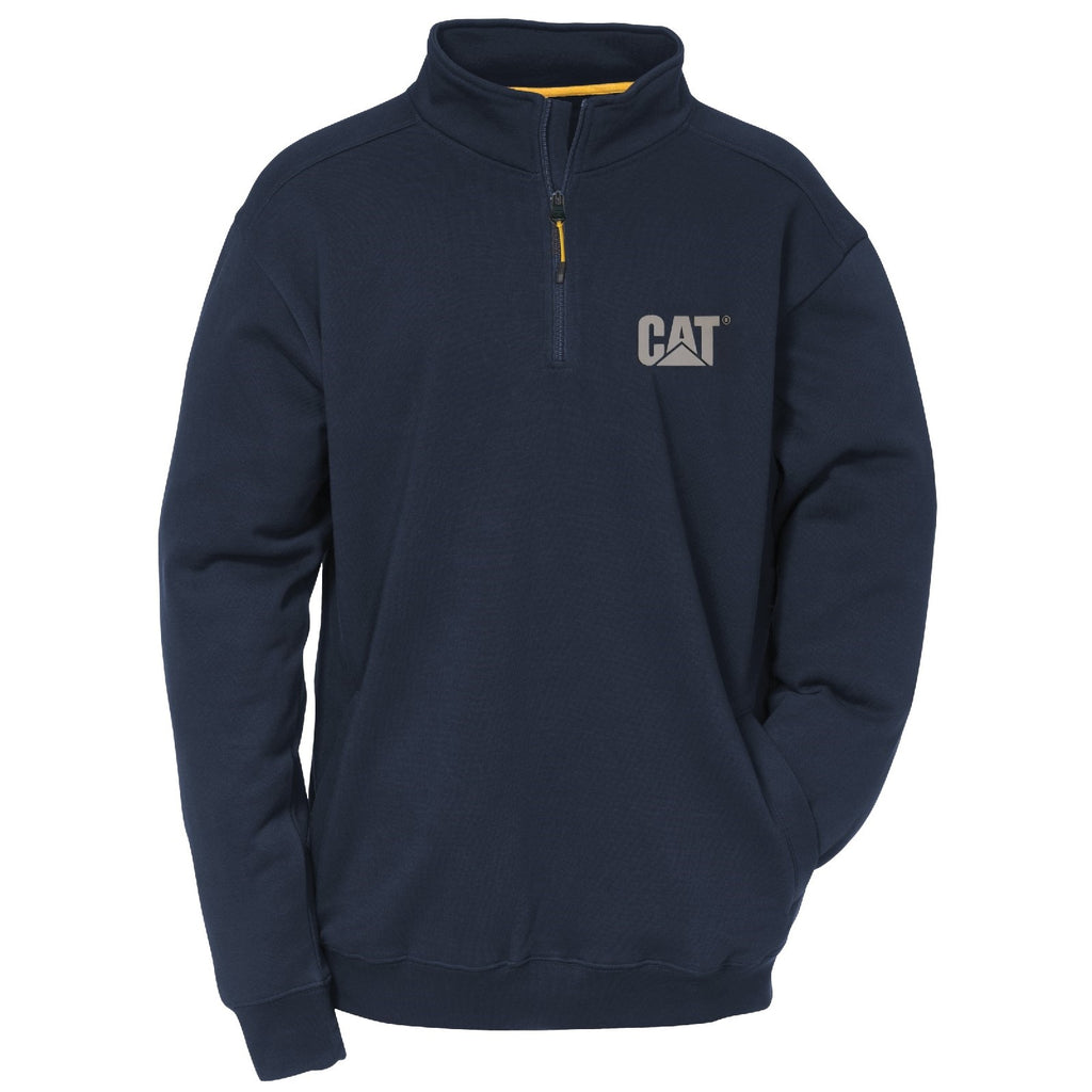 Caterpillar Canyon 1/4 Zip Tröjor Herr Marinblå Sverige | 49056SDNJ