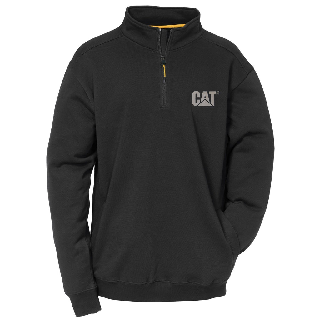 Caterpillar Canyon 1/4 Zip Tröjor Herr Svarta Sverige | 93465BMVR