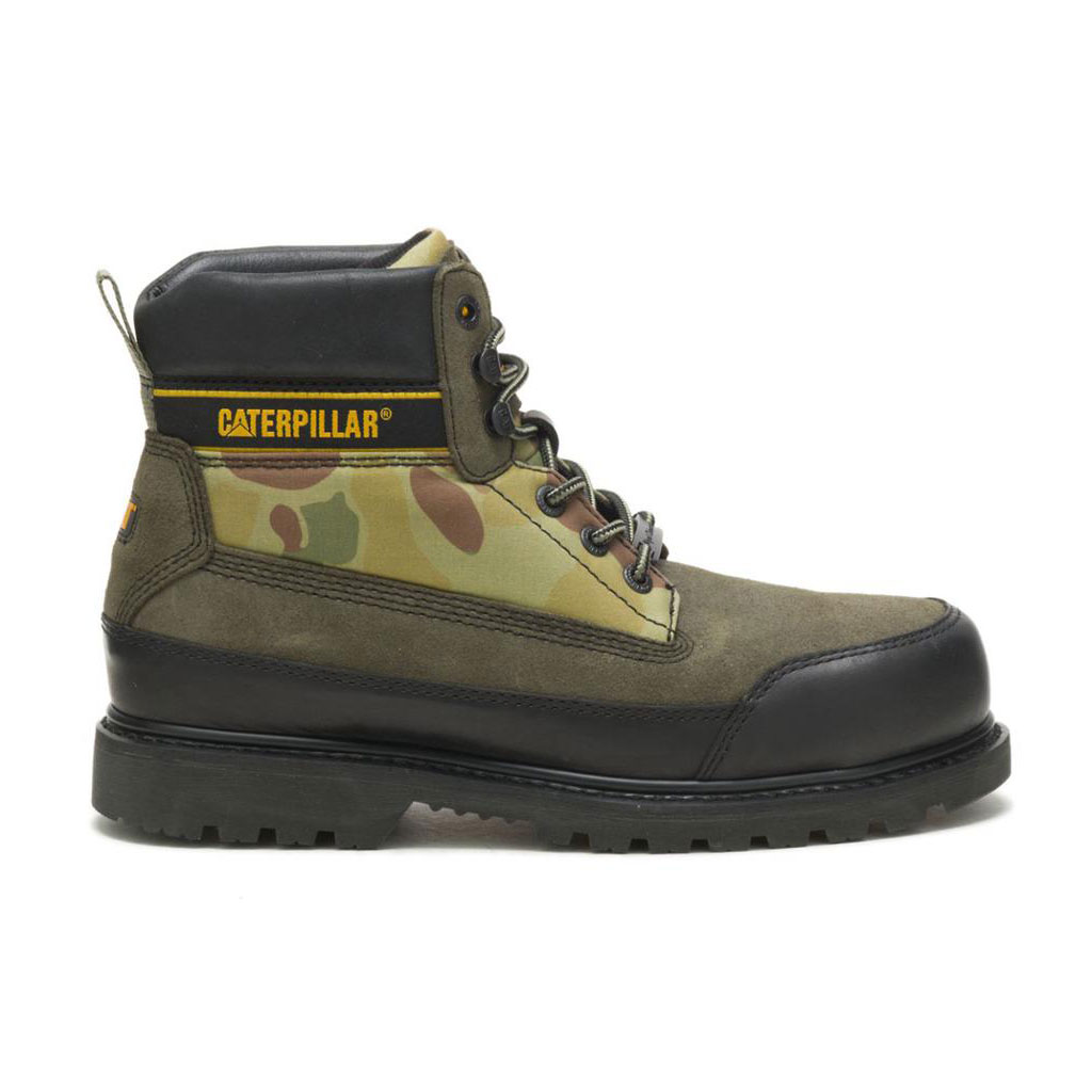 Caterpillar Cat Footwear X Nigel Cabourn Utah Casual Stövlar Herr Gröna Svarta Sverige | 03748NBQG