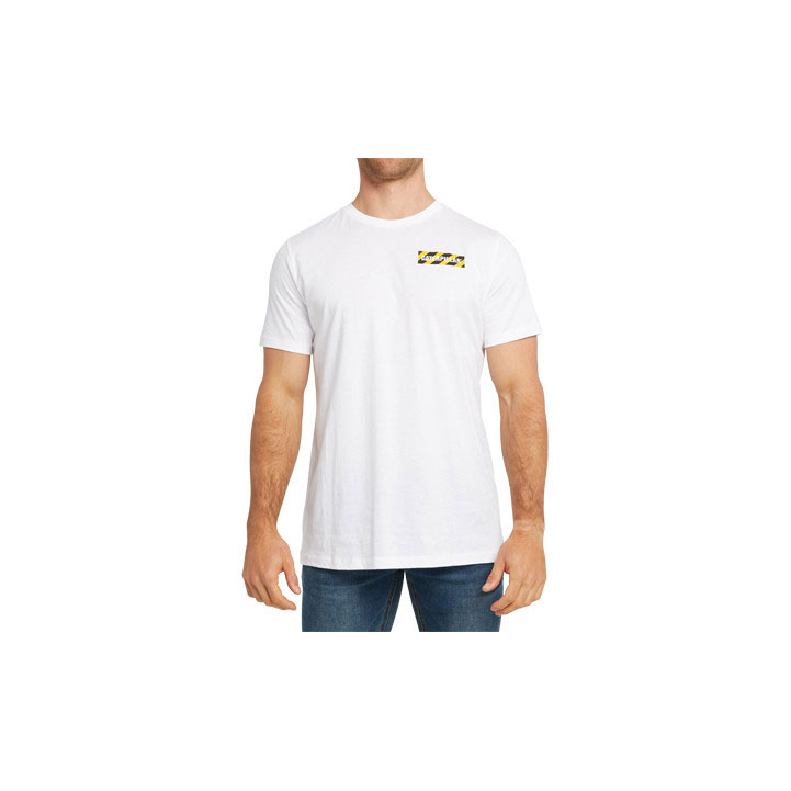 Caterpillar Caterpillar Traffic T-shirt Herr Vita Sverige | 64723QYPZ