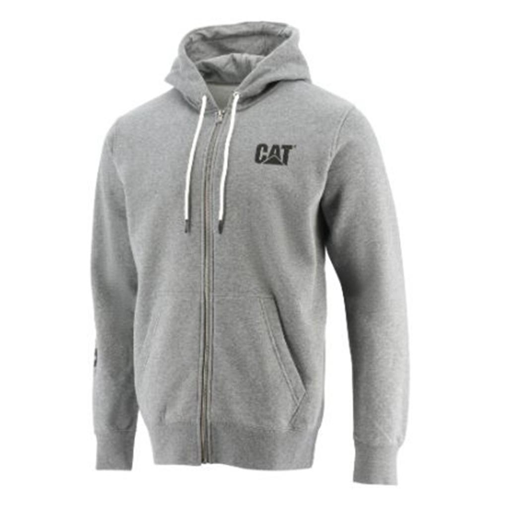 Caterpillar Foundation Fz Dm Hooded Sweatshirt Tröjor Herr Mörkgrå Sverige | 38150YUMV