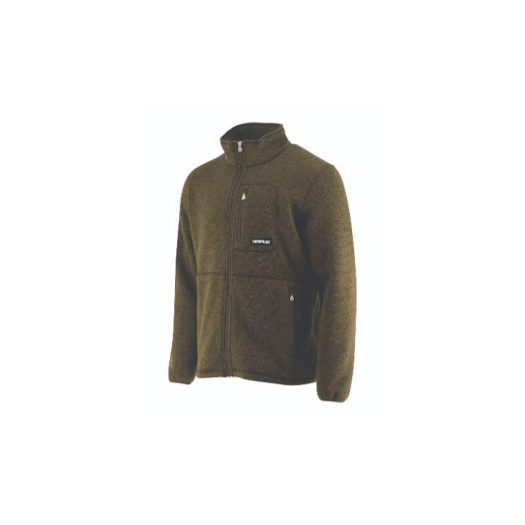 Caterpillar Foundation Fz Pocket Fleece Jacka Herr Olivgröna Sverige | 29154IKZU