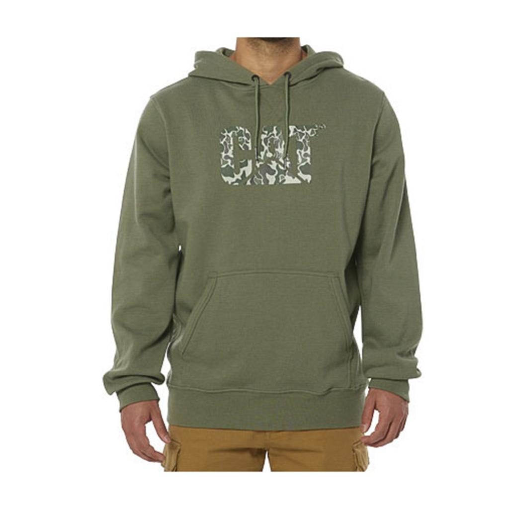 Caterpillar Foundation Hooded Sweatshirt Tröjor Herr Gröna Sverige | 04628MSFH