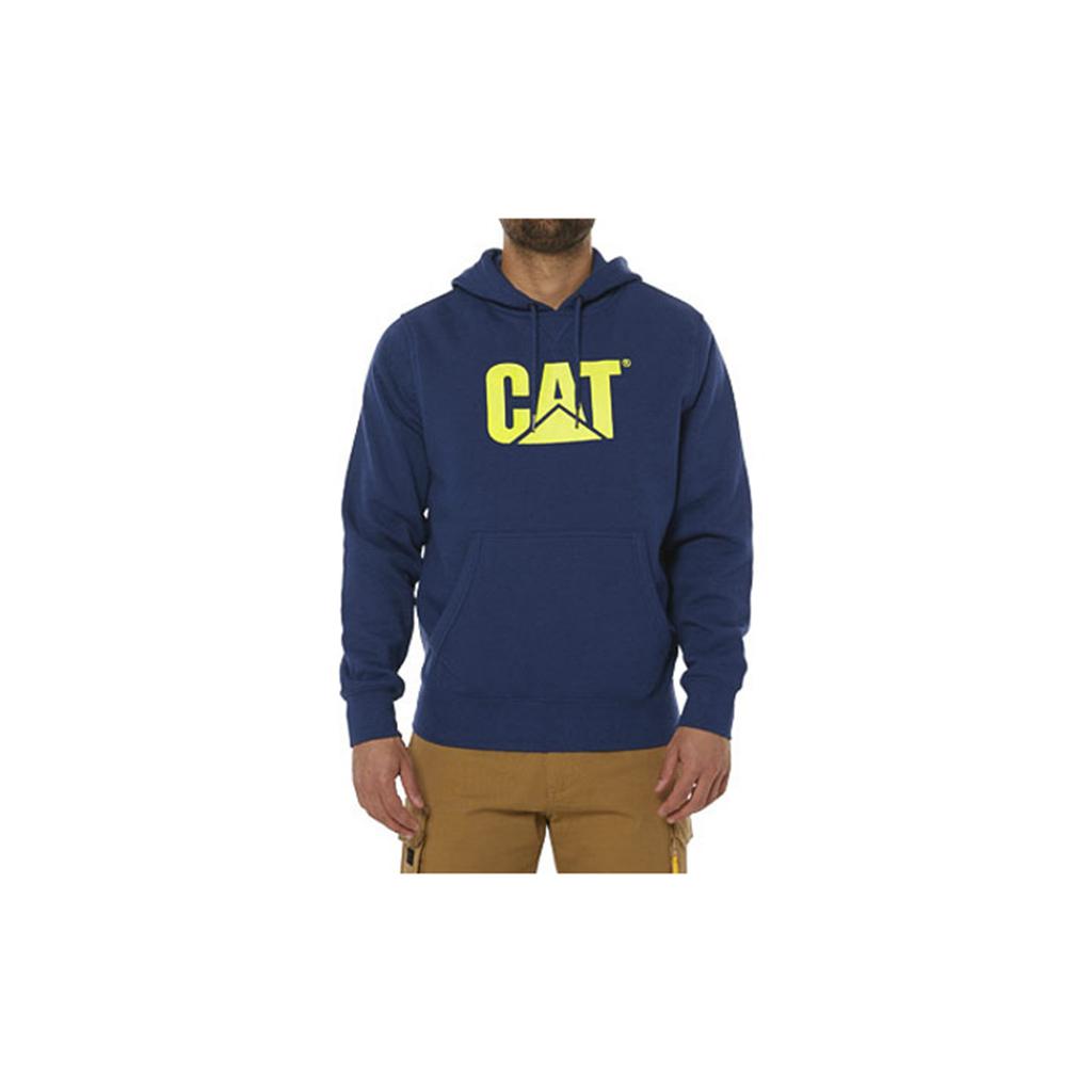 Caterpillar Foundation Hooded Sweatshirt Jacka Herr Blå Sverige | 21546OADG