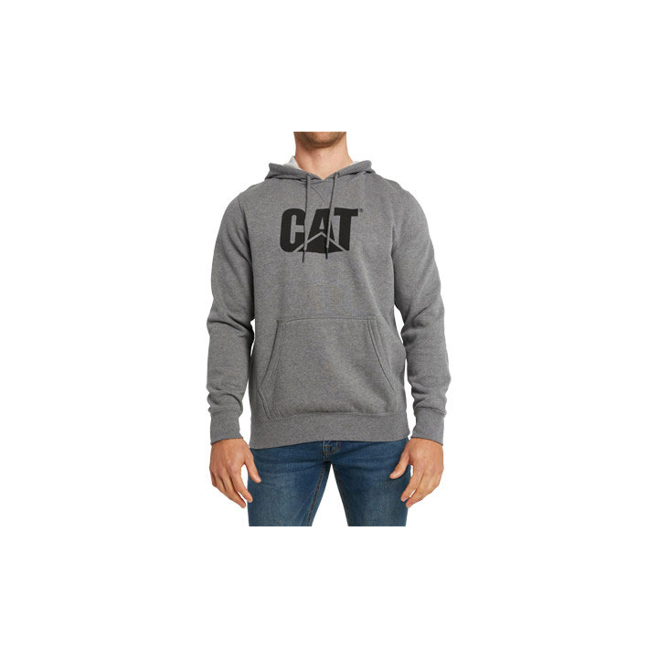 Caterpillar Foundation Hooded Tröjor Herr Grå Sverige | 42831URAL