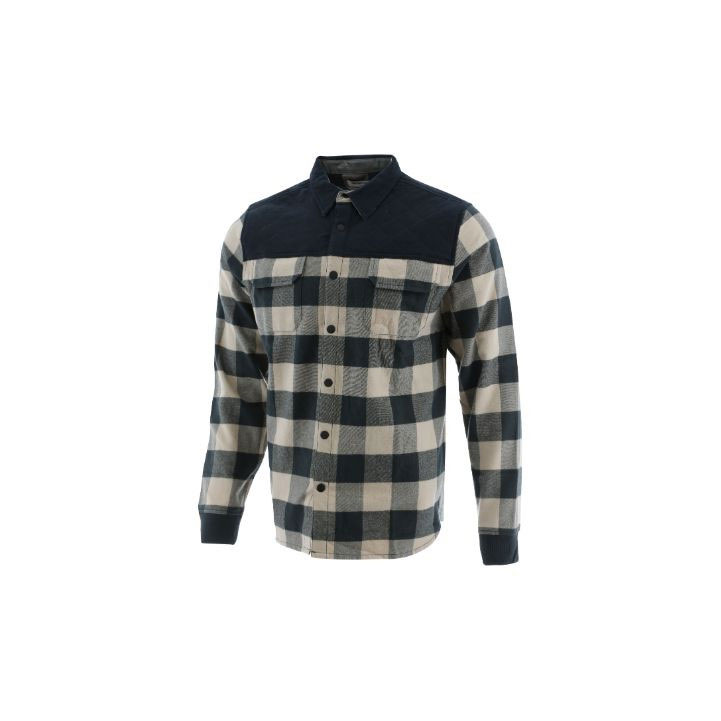 Caterpillar Foundation Hybrid Flannel Long Sleeve Skjorta Herr Svarta Sverige | 19348EDLX