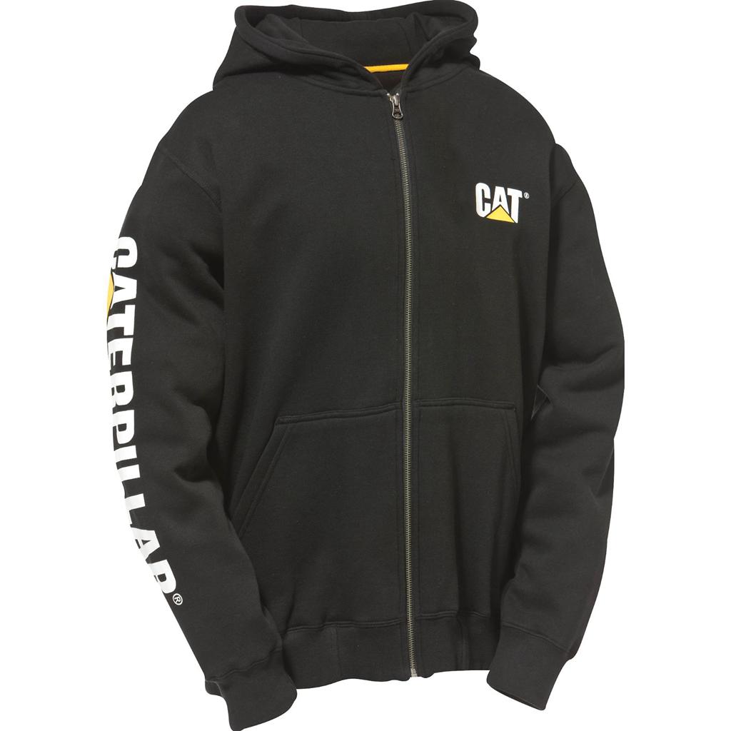 Caterpillar Full Zip Hooded Tröjor Herr Svarta Sverige | 23196HFKG