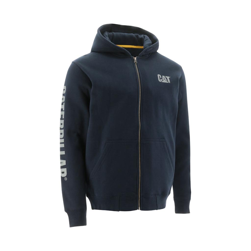 Caterpillar Full Zip Hooded Tröjor Herr Marinblå Sverige | 79826EQYM