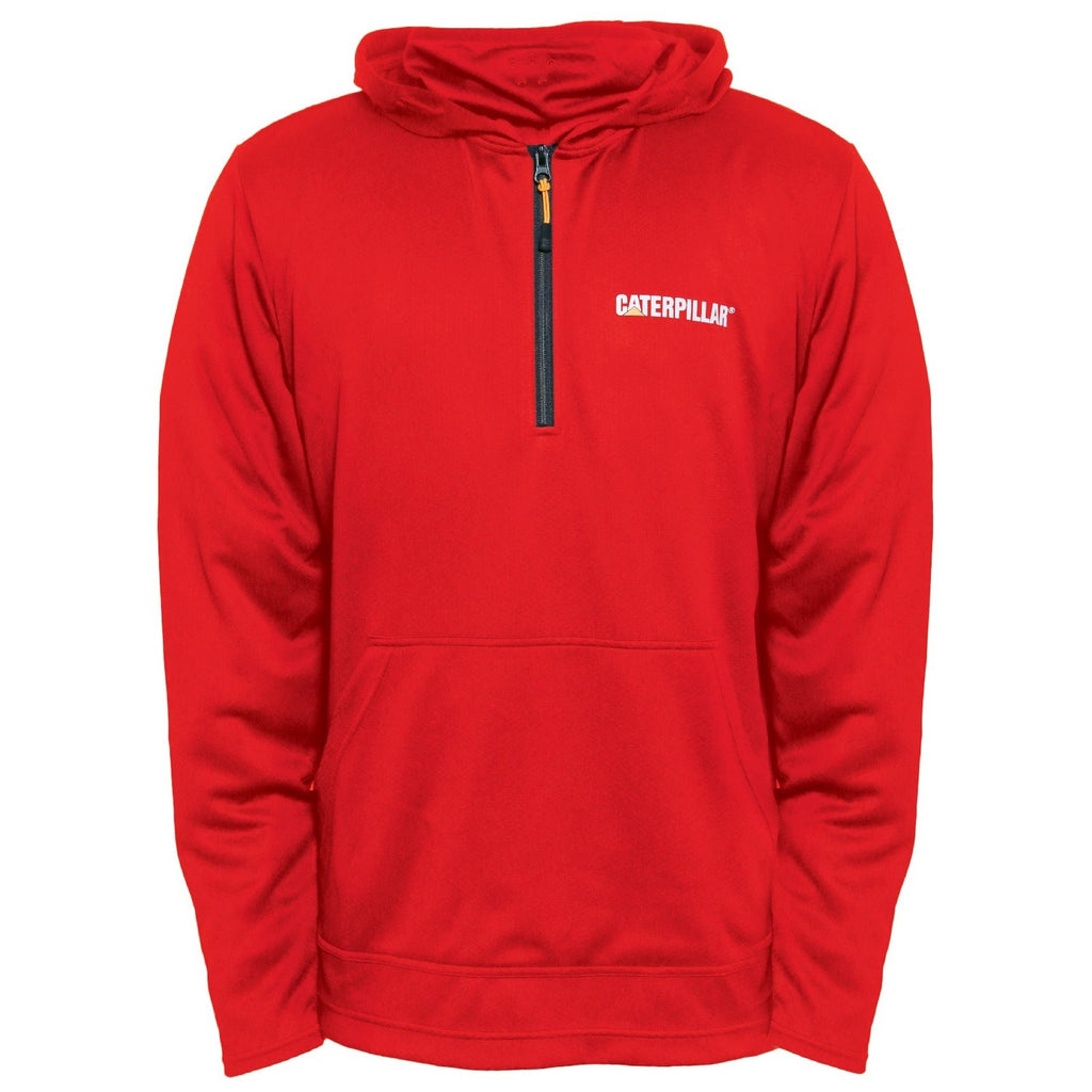 Caterpillar Guardian Hoodie Red Tröjor Herr Röda Sverige | 49572DMWY