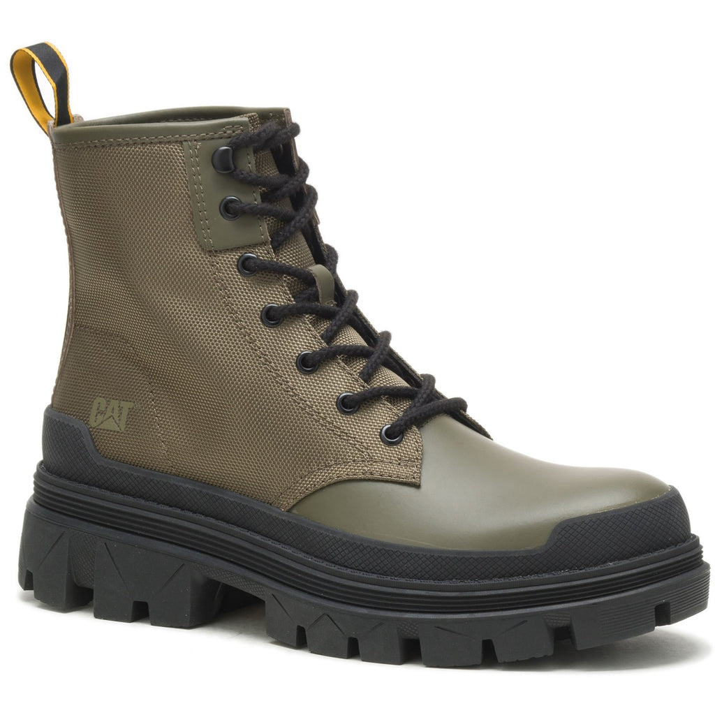 Caterpillar Hardwear Hi Olive Night Arbetskängor Herr Olivgröna Sverige | 14297HURV