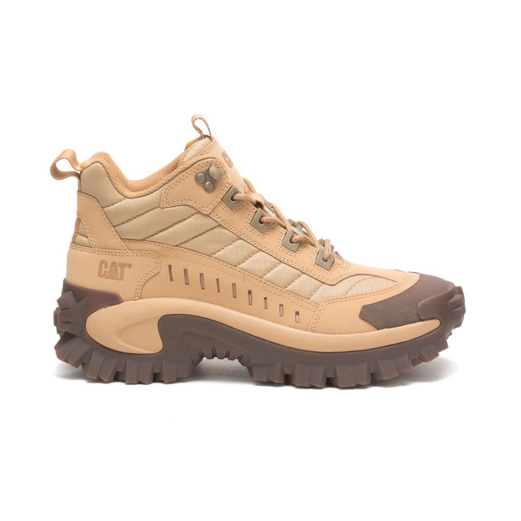 Caterpillar Intruder Mid Sneakers Dam Khaki Sverige | 65287IEUC