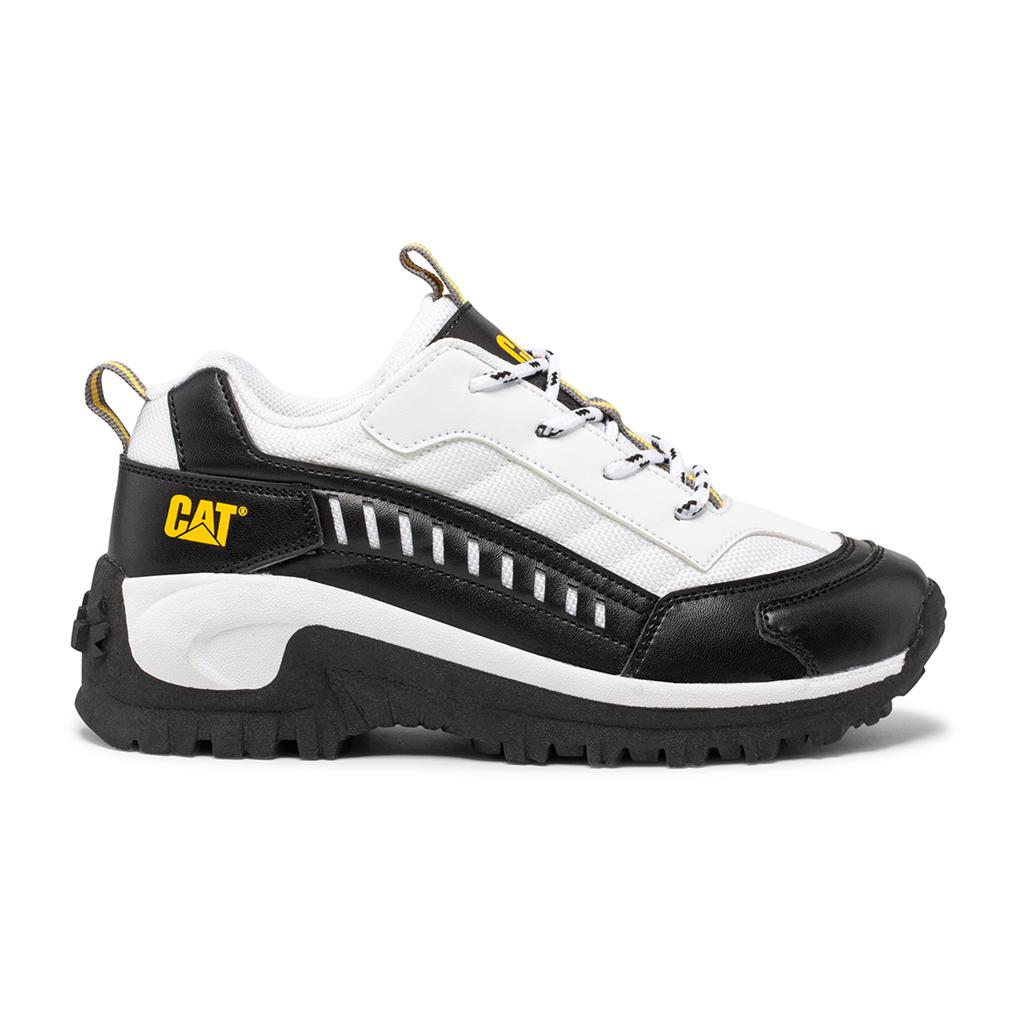 Caterpillar Intruder Sneakers Barn White/Black Sverige | 85639PNMI