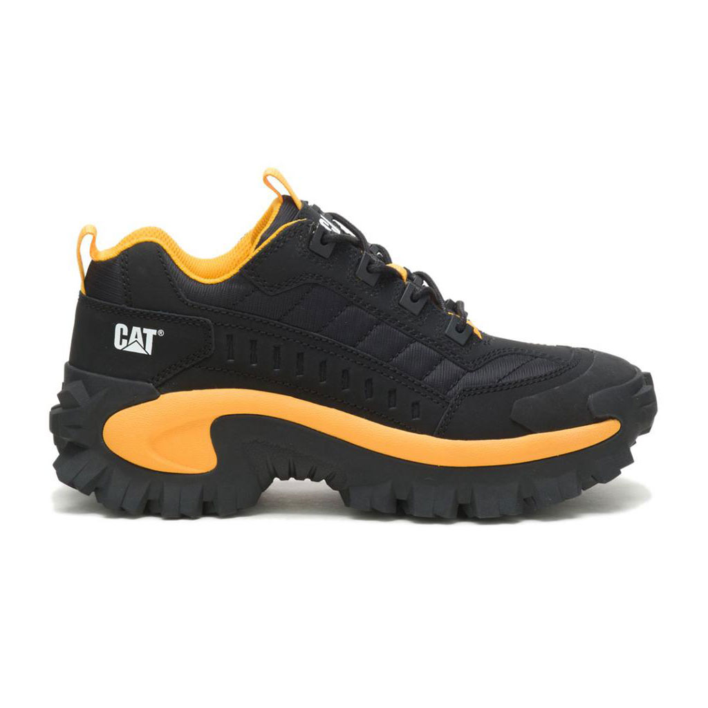 Caterpillar Intruder Sneakers Dam Svarta Gula Sverige | 51236DZMG