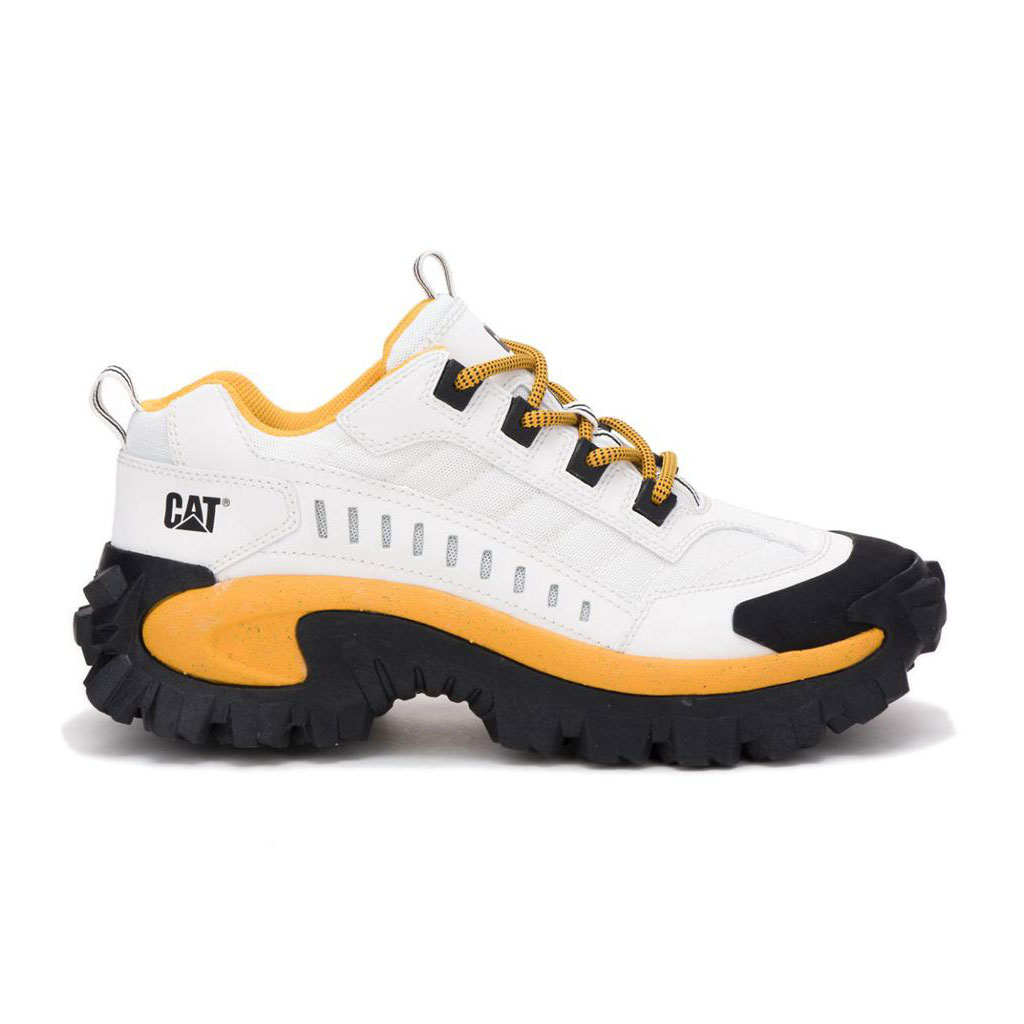 Caterpillar Intruder Sneakers Dam Vita Gula Sverige | 25461BJDQ