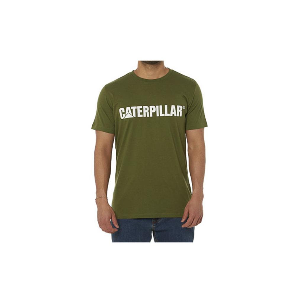 Caterpillar Logo T-Shirts Herr Vita Sverige | 64310RPLQ