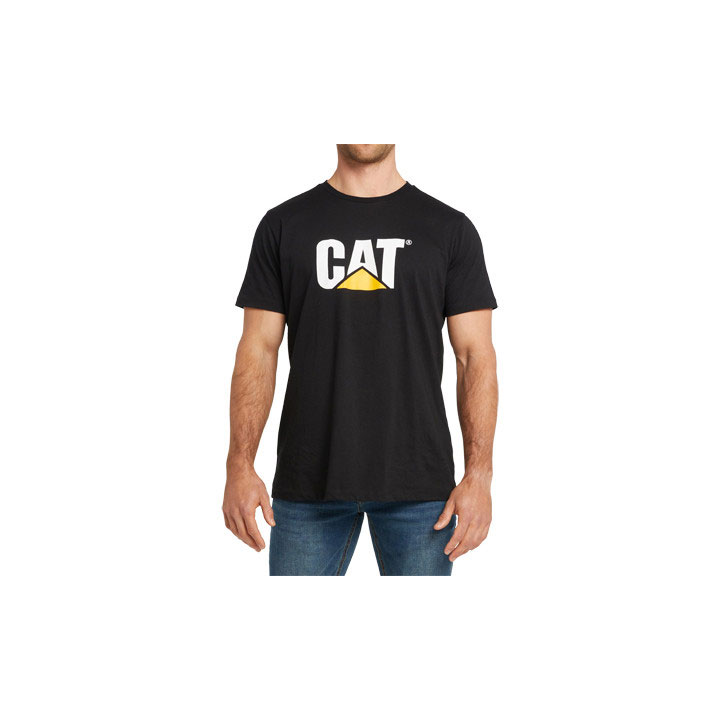 Caterpillar Original Logo T-shirt Herr Svarta Sverige | 95748PIRT