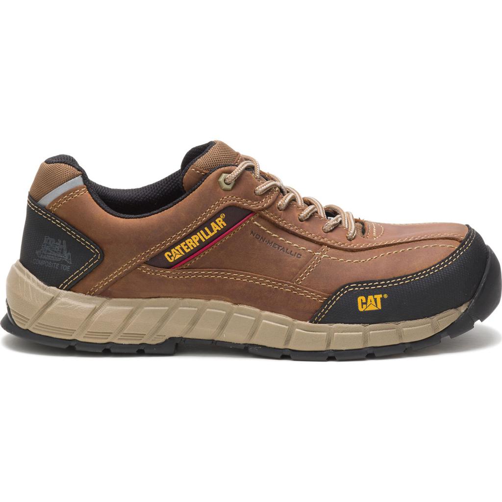 Caterpillar Streamline Läder Composite Tå Sneakers Herr Bruna Sverige | 16920XTRP