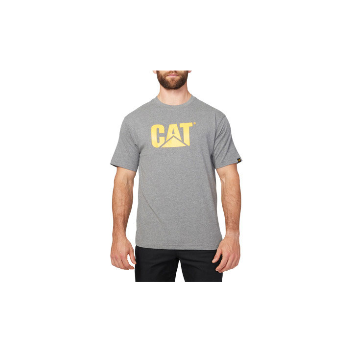 Caterpillar Tm Logo T-shirt Herr Mörkgrå Sverige | 76854PCNJ