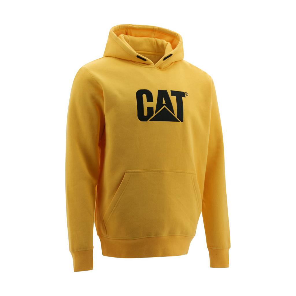 Caterpillar Trademark Hooded Tröjor Herr Gula Sverige | 74016LSOZ