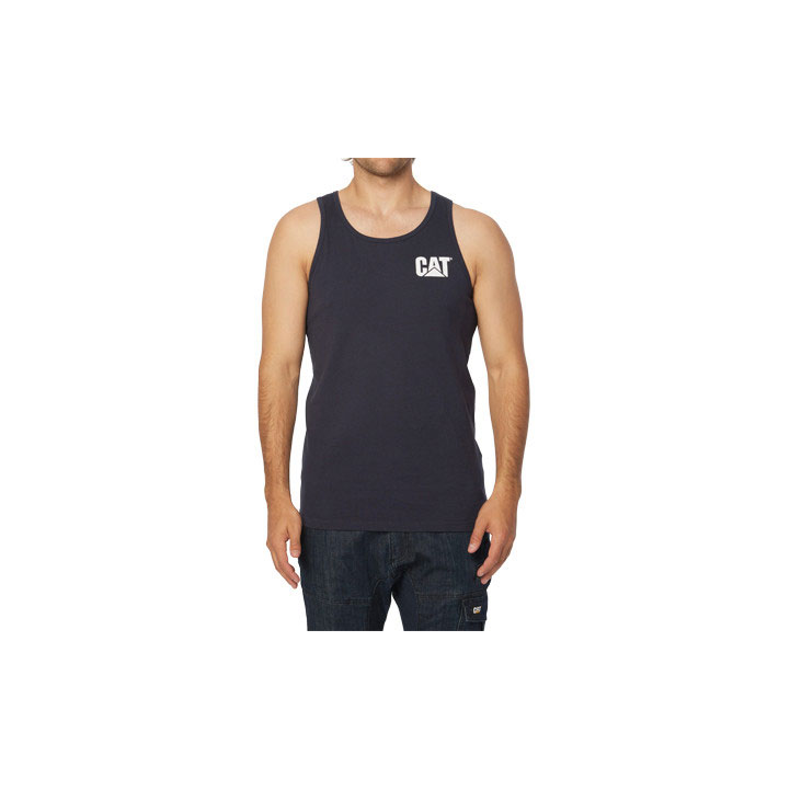 Caterpillar Trademark Singlet Dam Marinblå Sverige | 12903OCFU