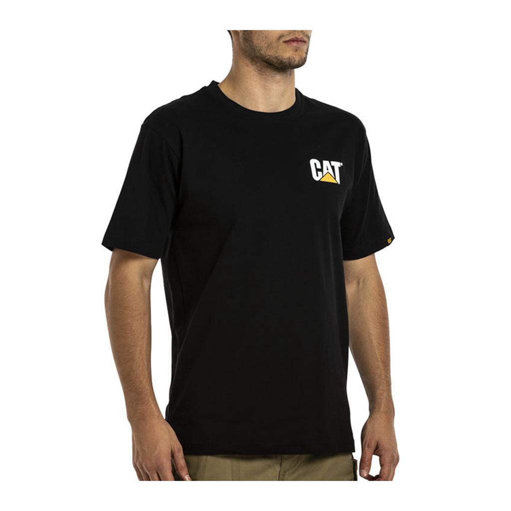 Caterpillar Trademark T-Shirts Herr Svarta Sverige | 62194LQNA