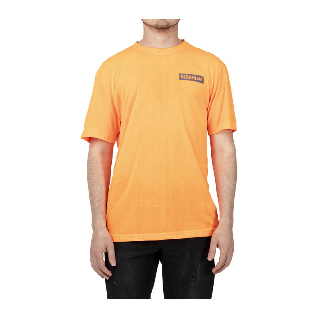 Caterpillar Triton Block S/S T-Shirts Herr Orange Sverige | 41573TVIL