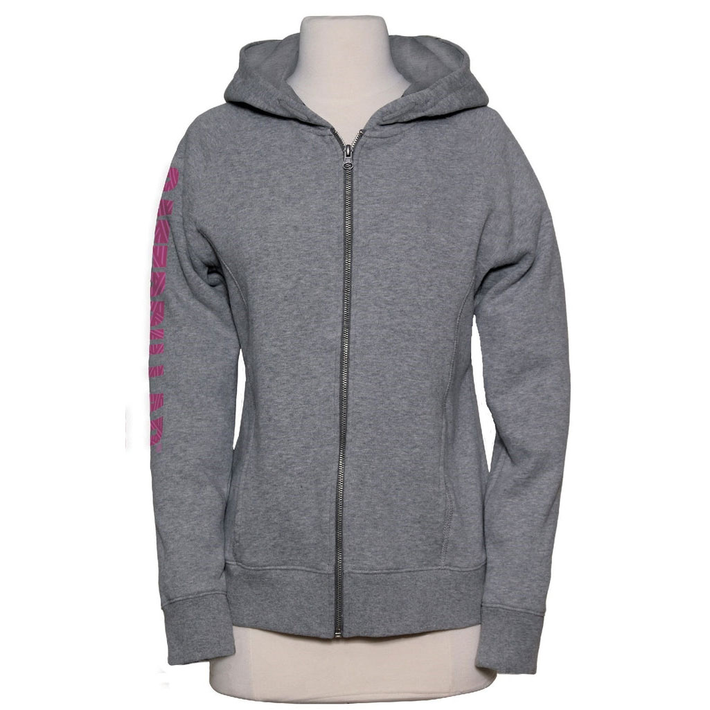 Caterpillar Zinnia Full Zip Banner Hoodie Heather Tröjor Dam Grå Sverige | 48971PBST