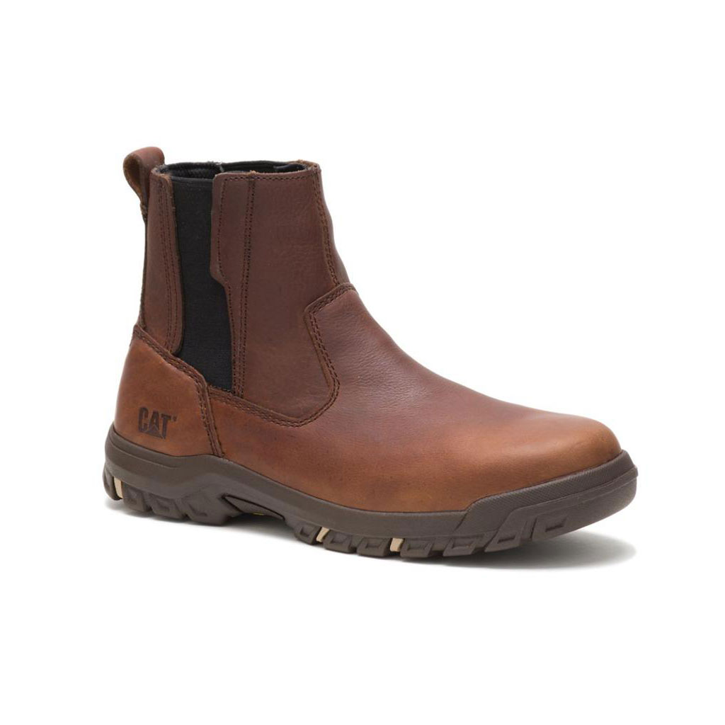 Caterpillar Abbey Steel Tå Chelsea Boots Dam Bruna  Sverige |  92073FILQ