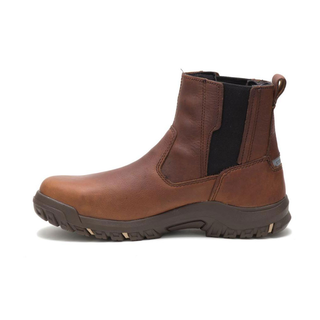 Caterpillar Abbey Steel Tå Chelsea Boots Dam Bruna  Sverige |  92073FILQ