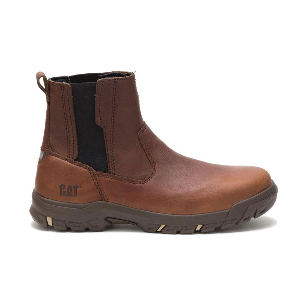 Caterpillar Abbey Steel Tå Chelsea Boots Dam Bruna  Sverige |  92073FILQ