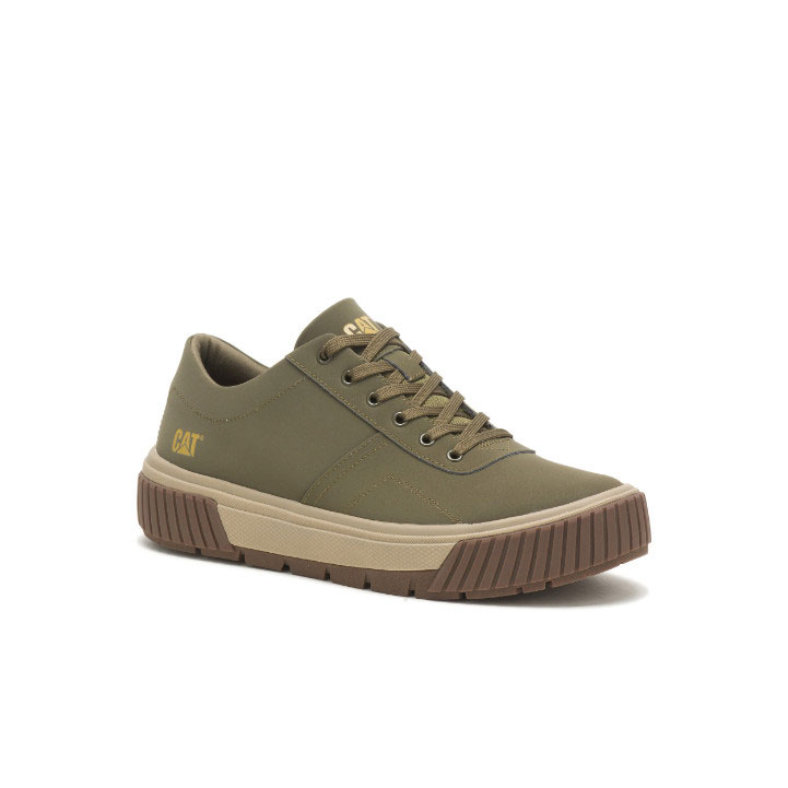 Caterpillar Amp Sneakers Herr Mörkolivgröna  Sverige |  53792MANV