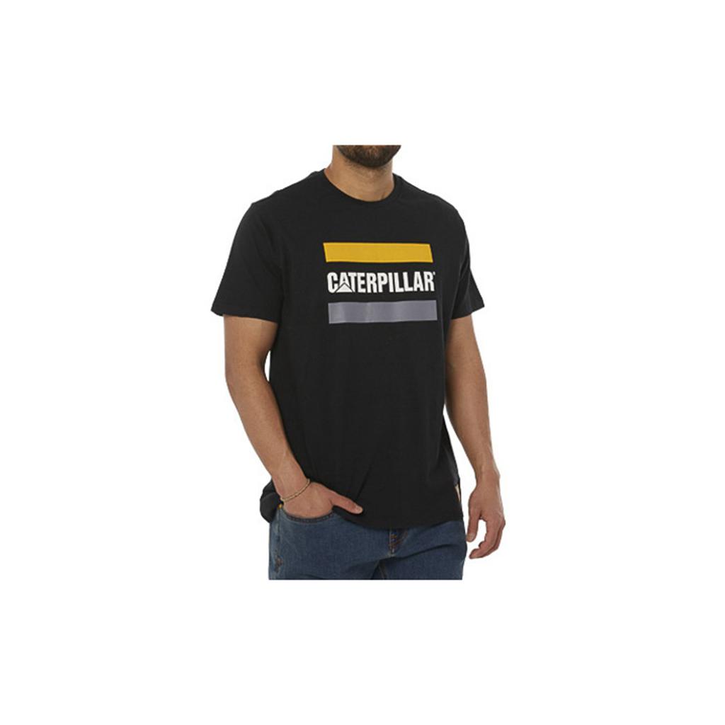 Caterpillar Arbets Logo T-Shirts Herr Svarta  Sverige |  94307IYOW