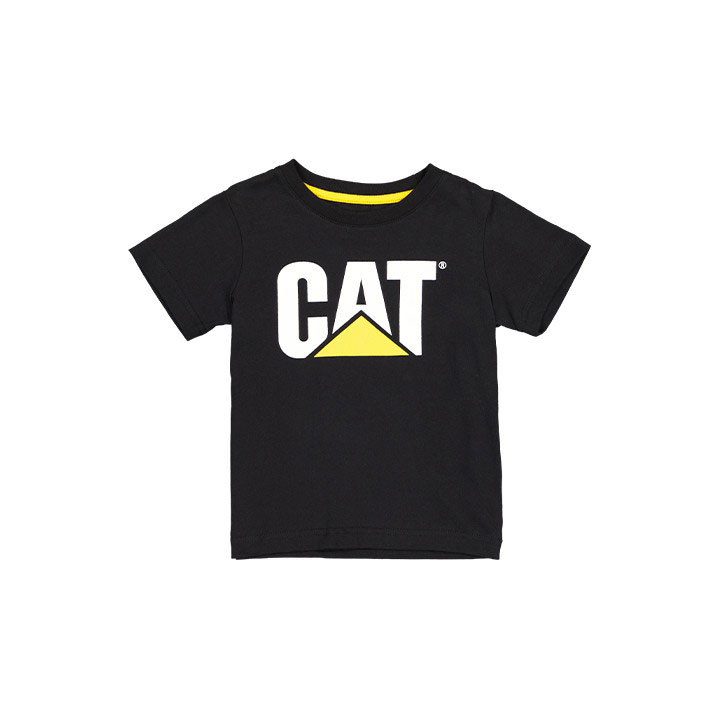 Caterpillar Cat Trademark T-shirt Barn Svarta  Sverige |  92180APCN