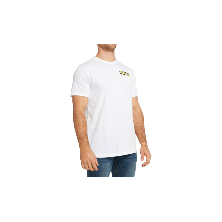 Caterpillar Caterpillar Traffic T-shirt Herr Vita  Sverige |  64723QYPZ