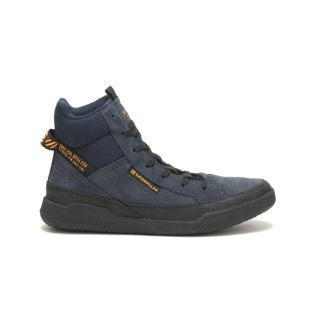 Caterpillar Code Hex Hi Utility Sneakers Herr Navy/Black  Sverige |  28415YQVW