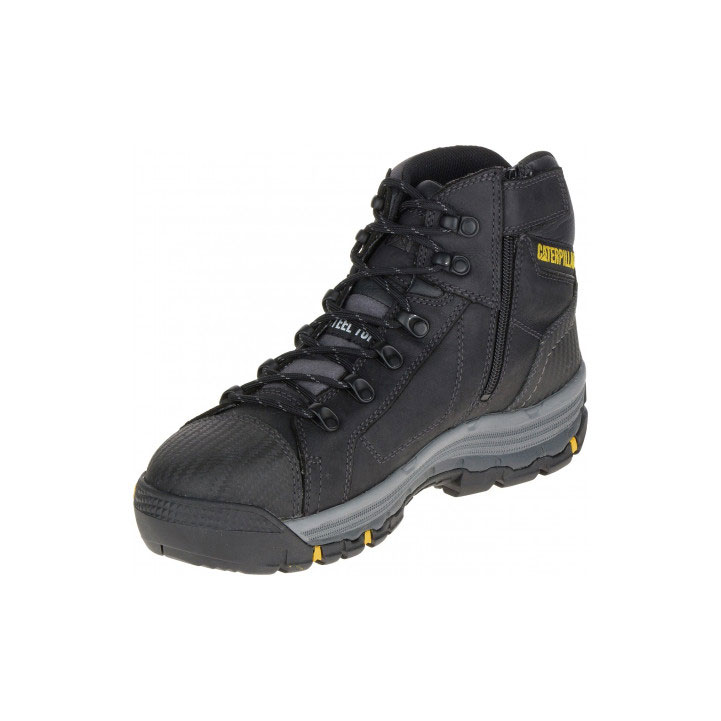 Caterpillar Convex Steel Mid Sneakers Herr Svarta  Sverige |  71480NDUR