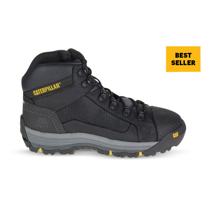 Caterpillar Convex Steel Mid Sneakers Herr Svarta  Sverige |  71480NDUR