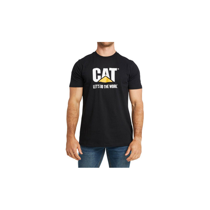 Caterpillar Do The Arbets Logo T-shirt Herr Svarta  Sverige |  07162EVUJ