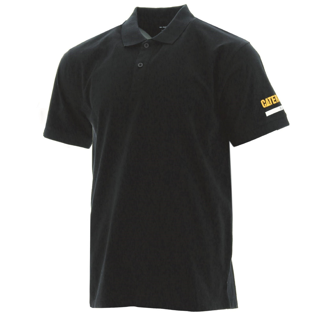 Caterpillar Essentials Polo Piketröja Herr Svarta  Sverige |  62845YCHR