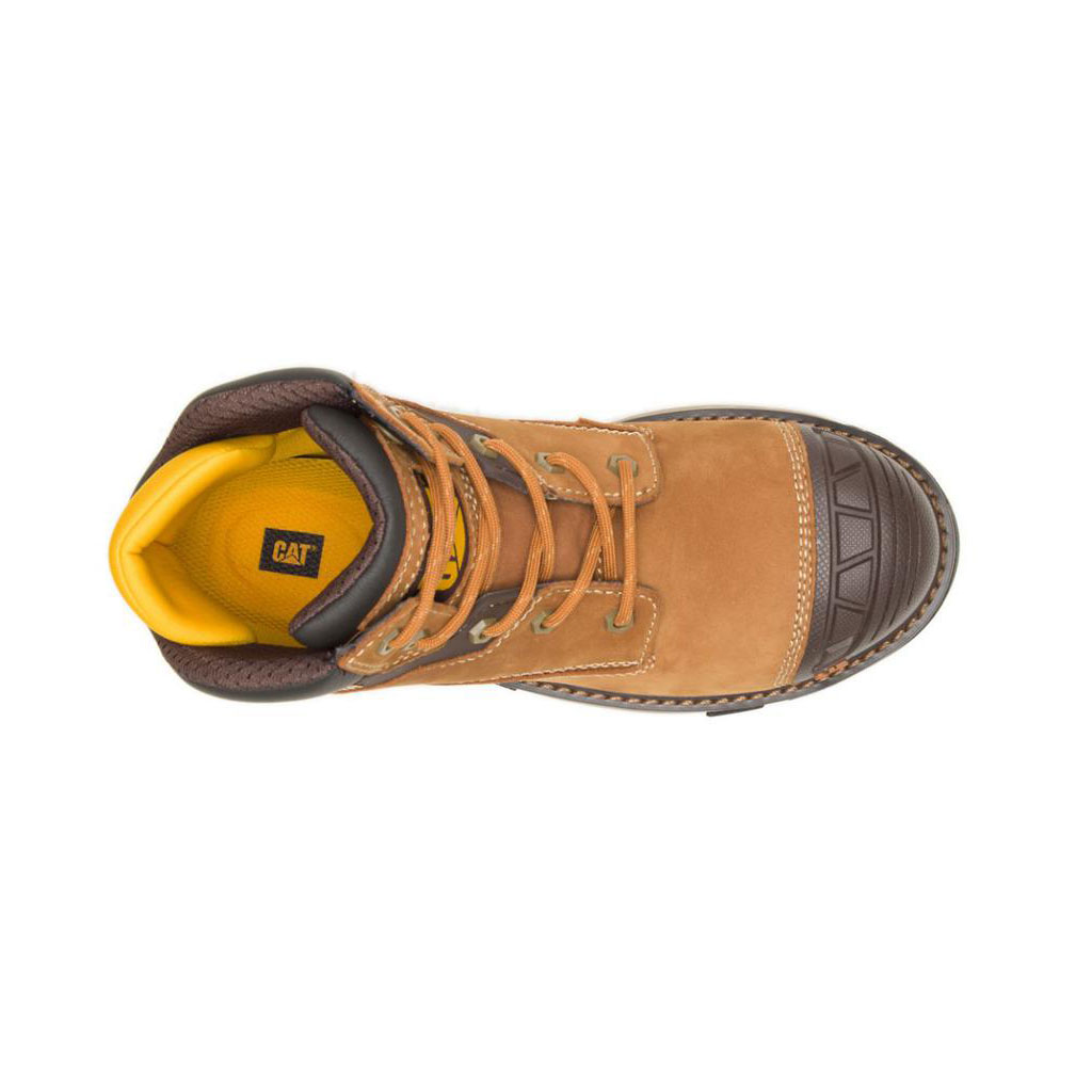 Caterpillar Excavator Superlite Vattentäta Carbon Composite Tå Slip Resistant Footwear Dam Bruna  Sverige |  21563XOQH