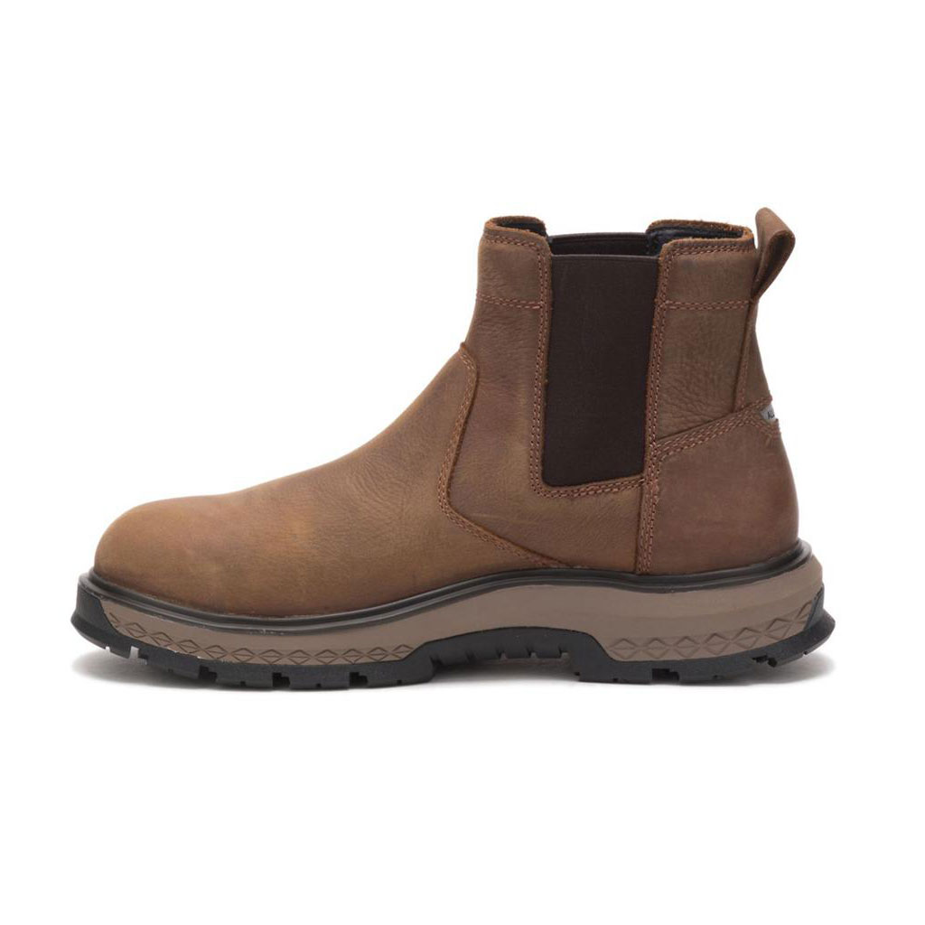 Caterpillar Exposition Chelsea Alloy Chelsea Boots Herr Bruna  Sverige |  18347IUKJ