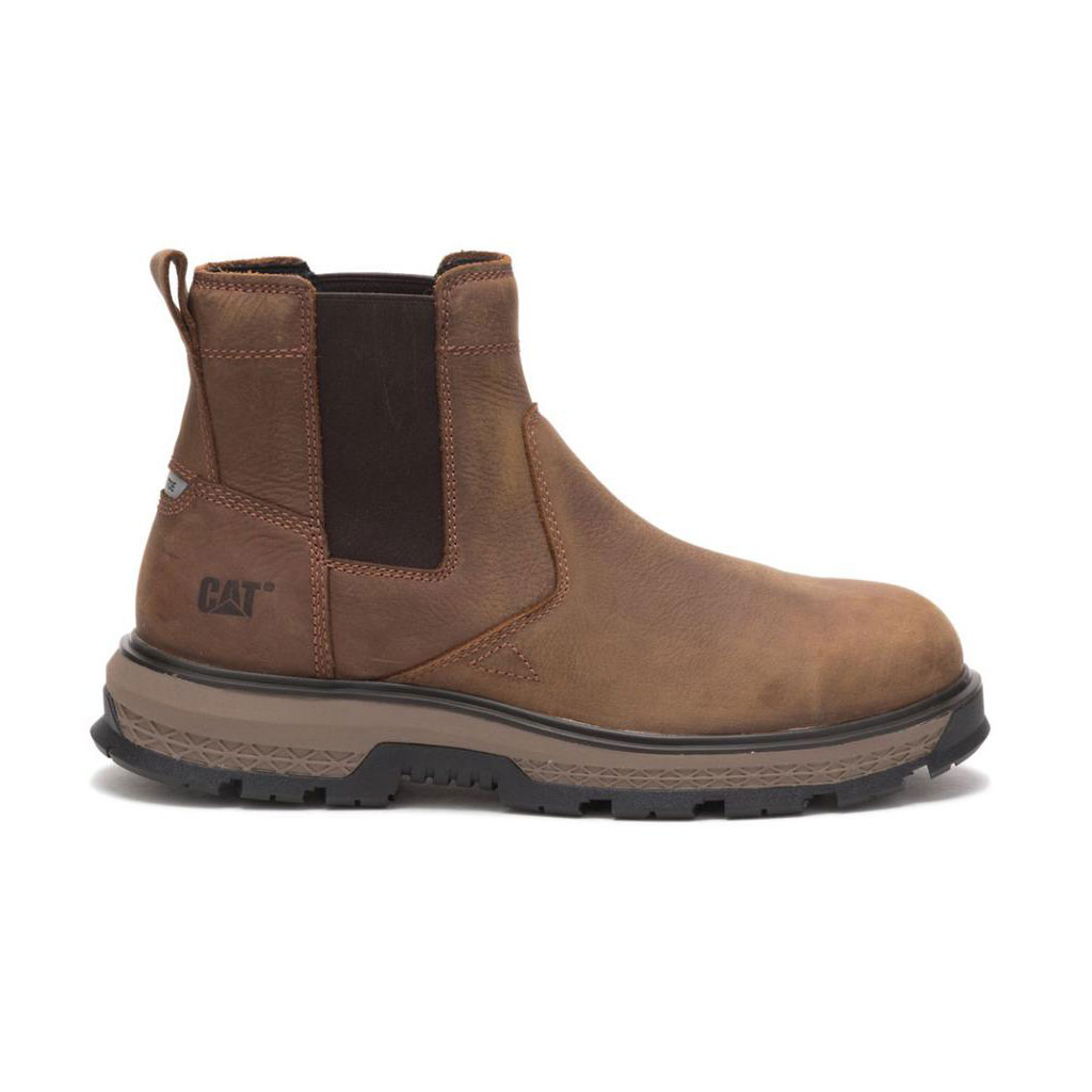 Caterpillar Exposition Chelsea Alloy Chelsea Boots Herr Bruna  Sverige |  18347IUKJ