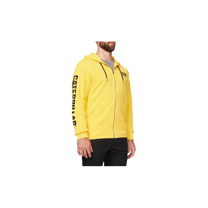 Caterpillar Foundation Hooded Tröjor Herr Gula  Sverige |  24856VJSF