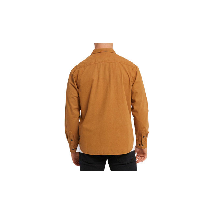 Caterpillar Foundation Premium Ls Denim Skjorta Herr Orange  Sverige |  23781GWPQ