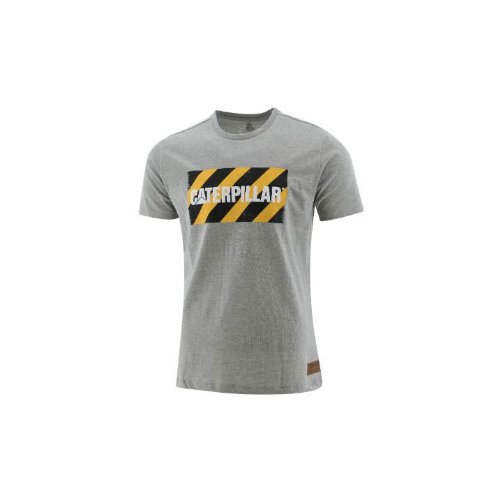 Caterpillar Foundation Ww Site T-shirt Herr Grå  Sverige |  24560QRSI