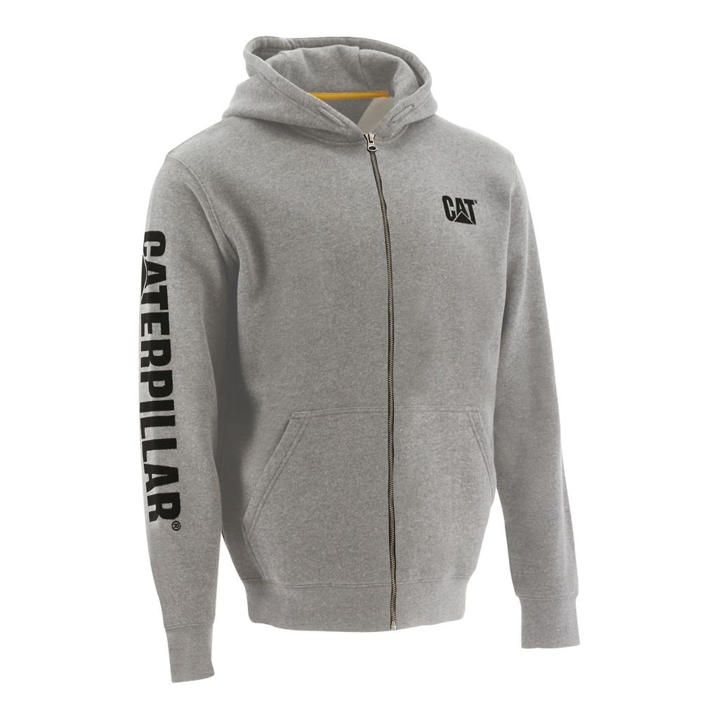 Caterpillar Full Zip Hooded Tröjor Herr Ljusgrå  Sverige |  68023TSBE