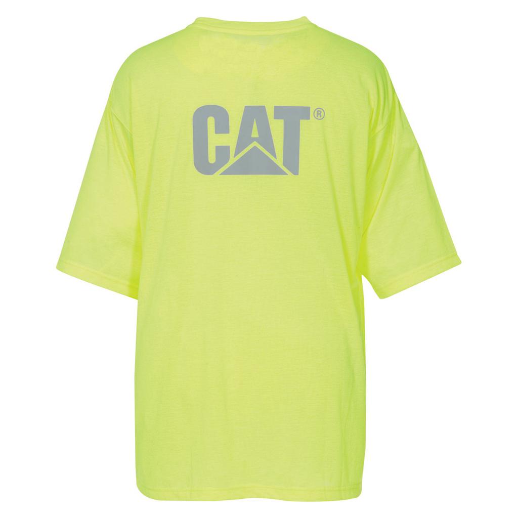 Caterpillar Hi-vis Trademark Pocket T-Shirts Herr Gula  Sverige |  42915NJOP