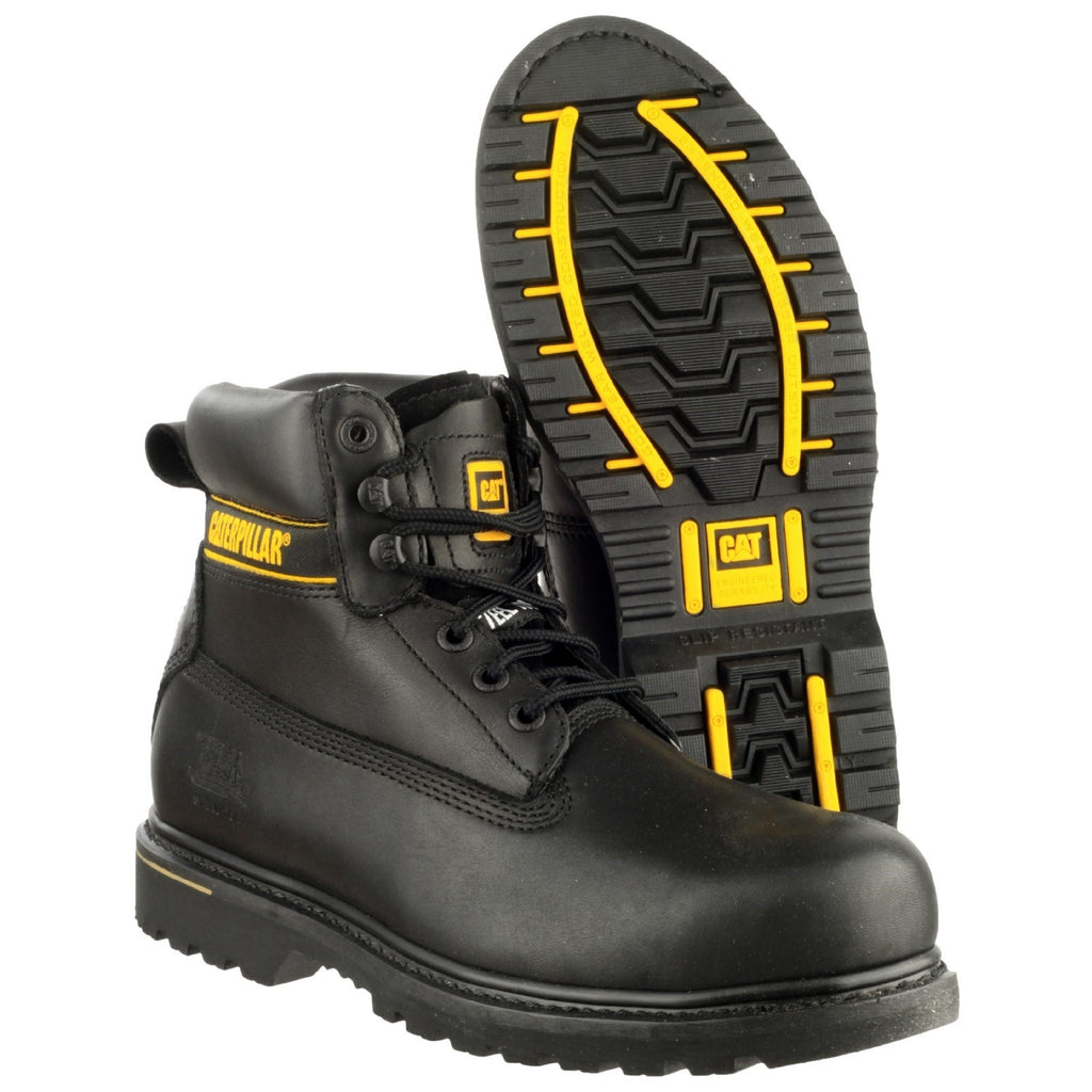 Caterpillar Holton S3 Goodyear Welted Safety Boots Herr Svarta  Sverige |  23178XGSZ