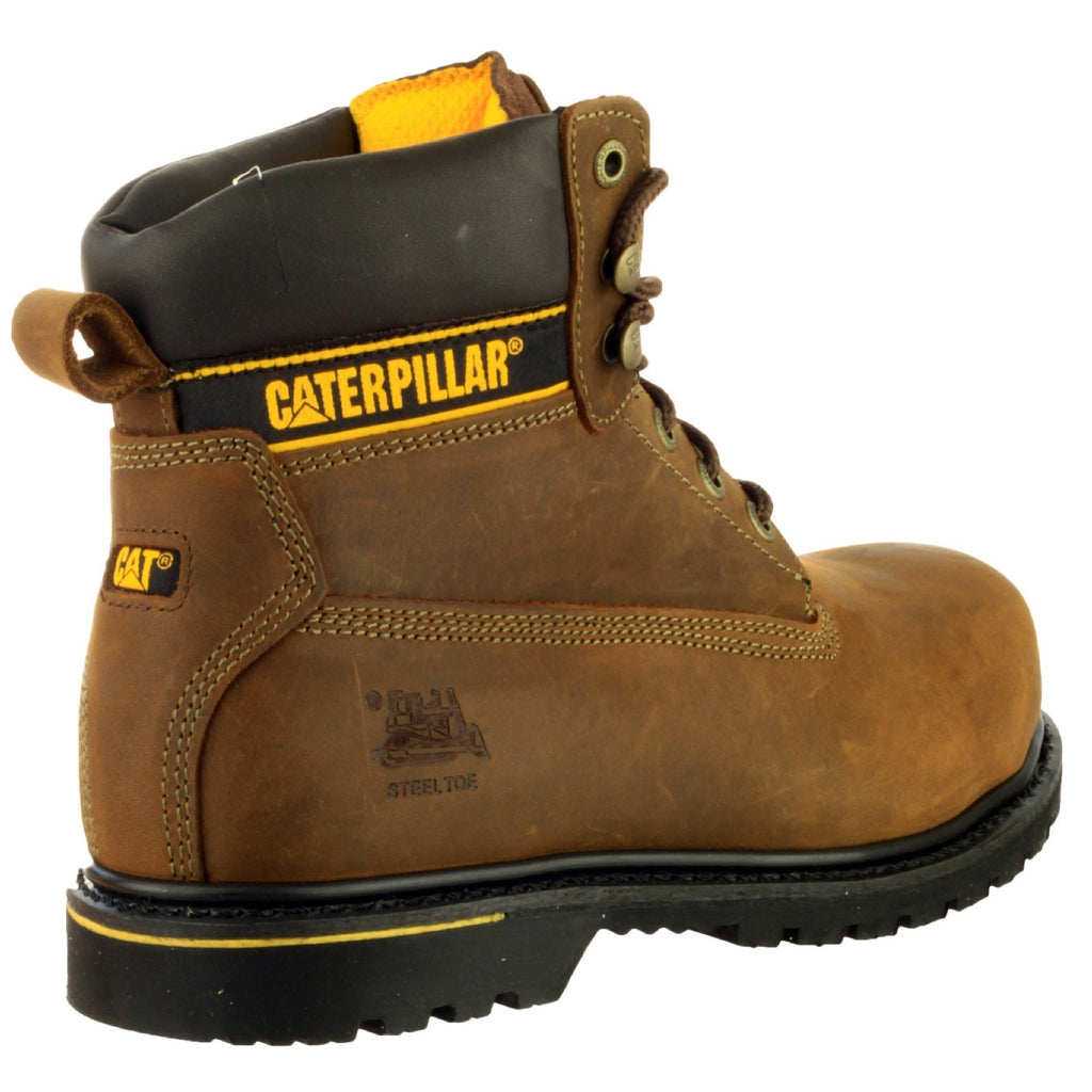 Caterpillar Holton S3 Goodyear Welted Safety Boots Herr Bruna  Sverige |  64157ZXFL